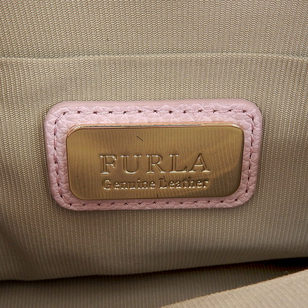 FURLA フルラ 美品 tessa mini cross ショルダーバッグ レディース ピンク 1028349 ショルダーバッグ