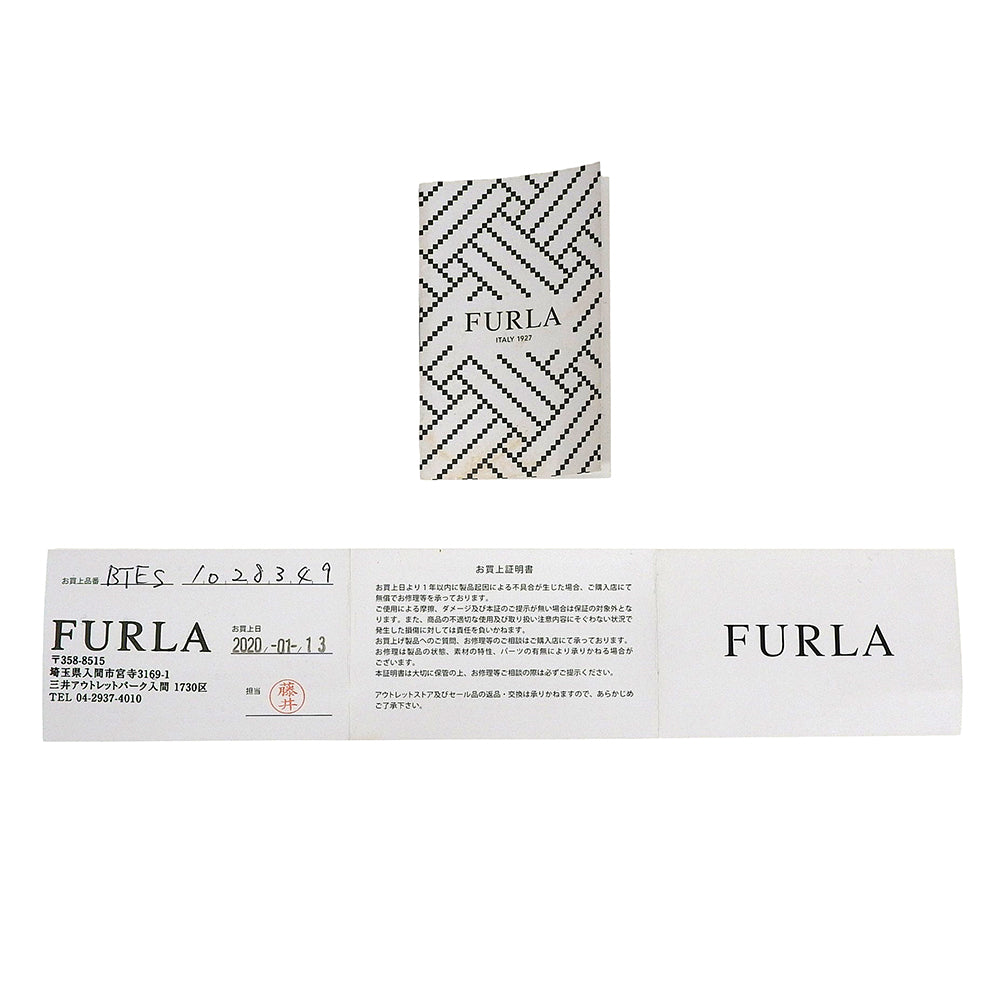 FURLA フルラ 美品 tessa mini cross ショルダーバッグ レディース ピンク 1028349 ショルダーバッグ