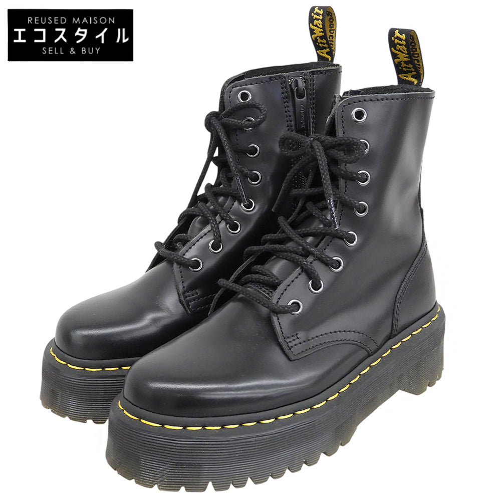 Dr.Martens ドクターマーチン 美品 JADON 8EYE BOOT レザー 8ホールサイドジップブーツ シューズ メンズ 黒 ブラック 5 017 シューズ