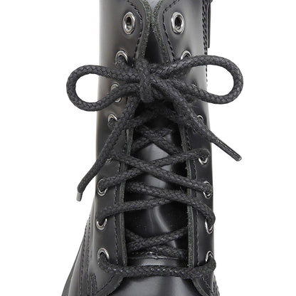 Dr.Martens ドクターマーチン 美品 JADON 8EYE BOOT レザー 8ホールサイドジップブーツ シューズ メンズ 黒 ブラック 5 017 シューズ