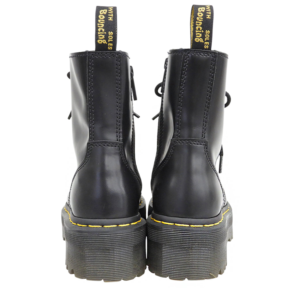 Dr.Martens ドクターマーチン 美品 JADON 8EYE BOOT レザー 8ホールサイドジップブーツ シューズ メンズ 黒 ブラック 5 017 シューズ