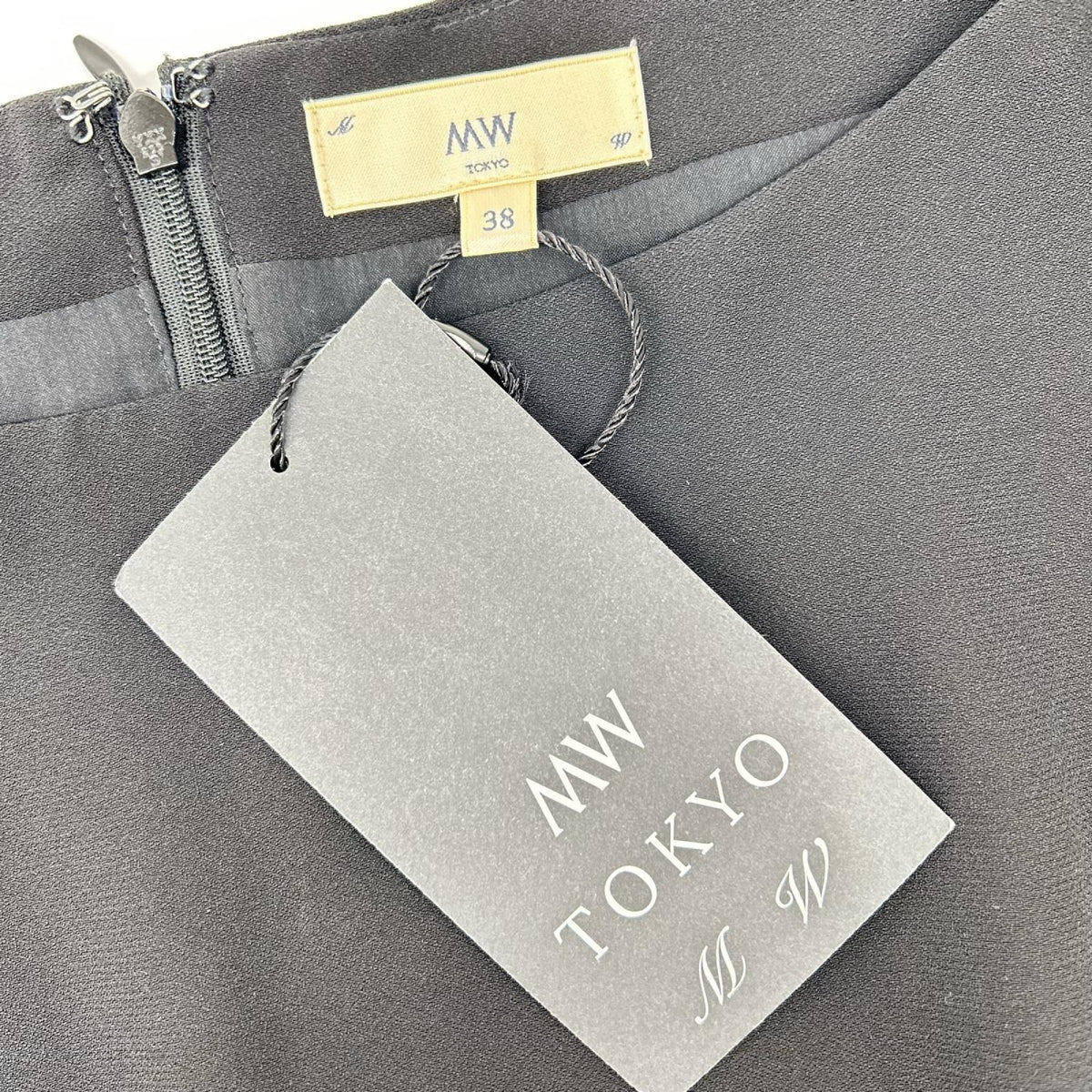 MW TOKYO エムダブリュー MW17-FH007 ブラック ノースリーブワンピース ワンピース