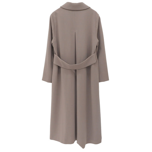 JGbyJUSGLITTY ジャスグリッティー 美品 バックボリューム ベルテッドコート レディース グレージュ 1 40129290 20AW コート