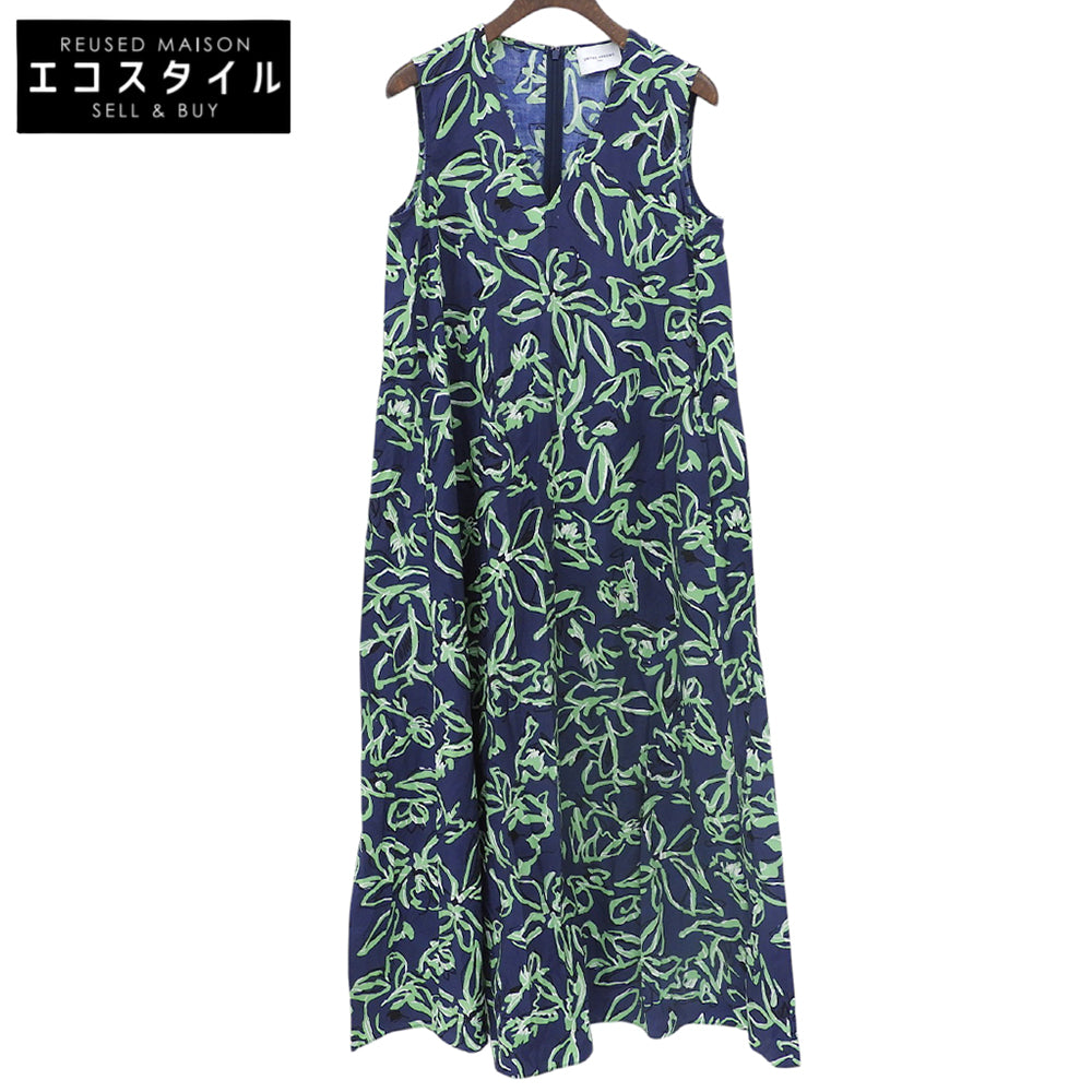 UNITED ARROWS ユナイテッドアローズ フローラル マキシワンピース レディース ネイビー グリーン 36 1526-215-5109 ワンピース