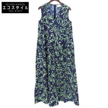 UNITED ARROWS ユナイテッドアローズ フローラル マキシワンピース レディース ネイビー グリーン 36 1526-215-5109 ワンピース