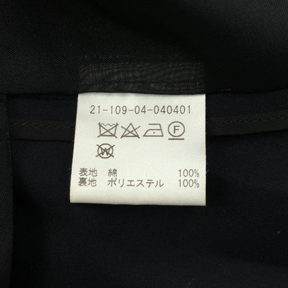 ESTNATION エストネーション 21-109-04-040401 ネイビー コットンダブルブレストパールボタンジャケット トップス