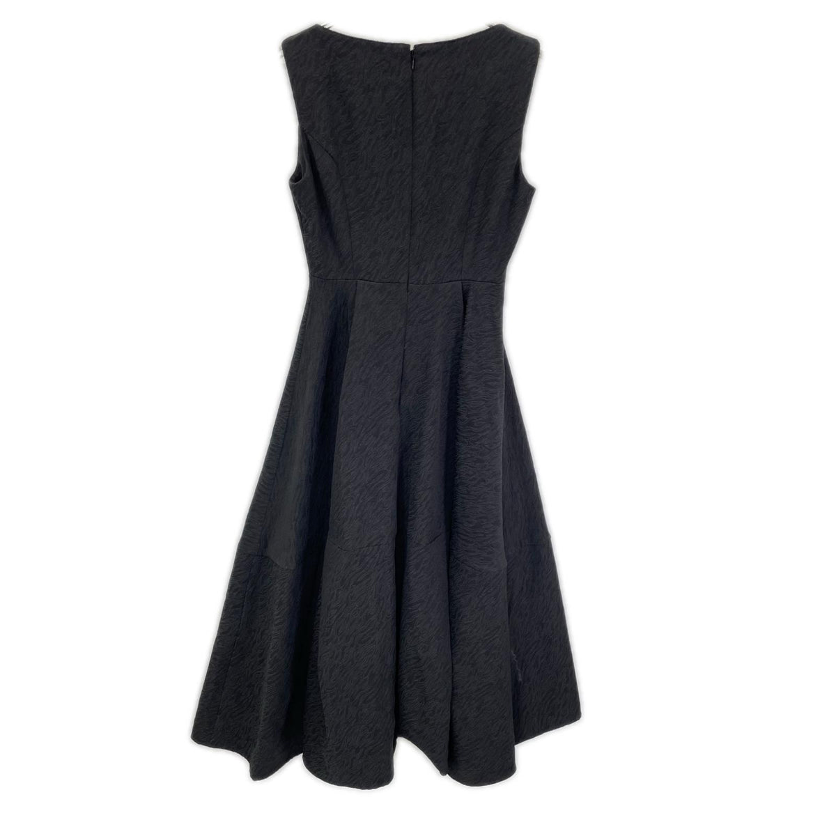 24AU-20 ブラック Keyneck Jacquard Dress ワンピース