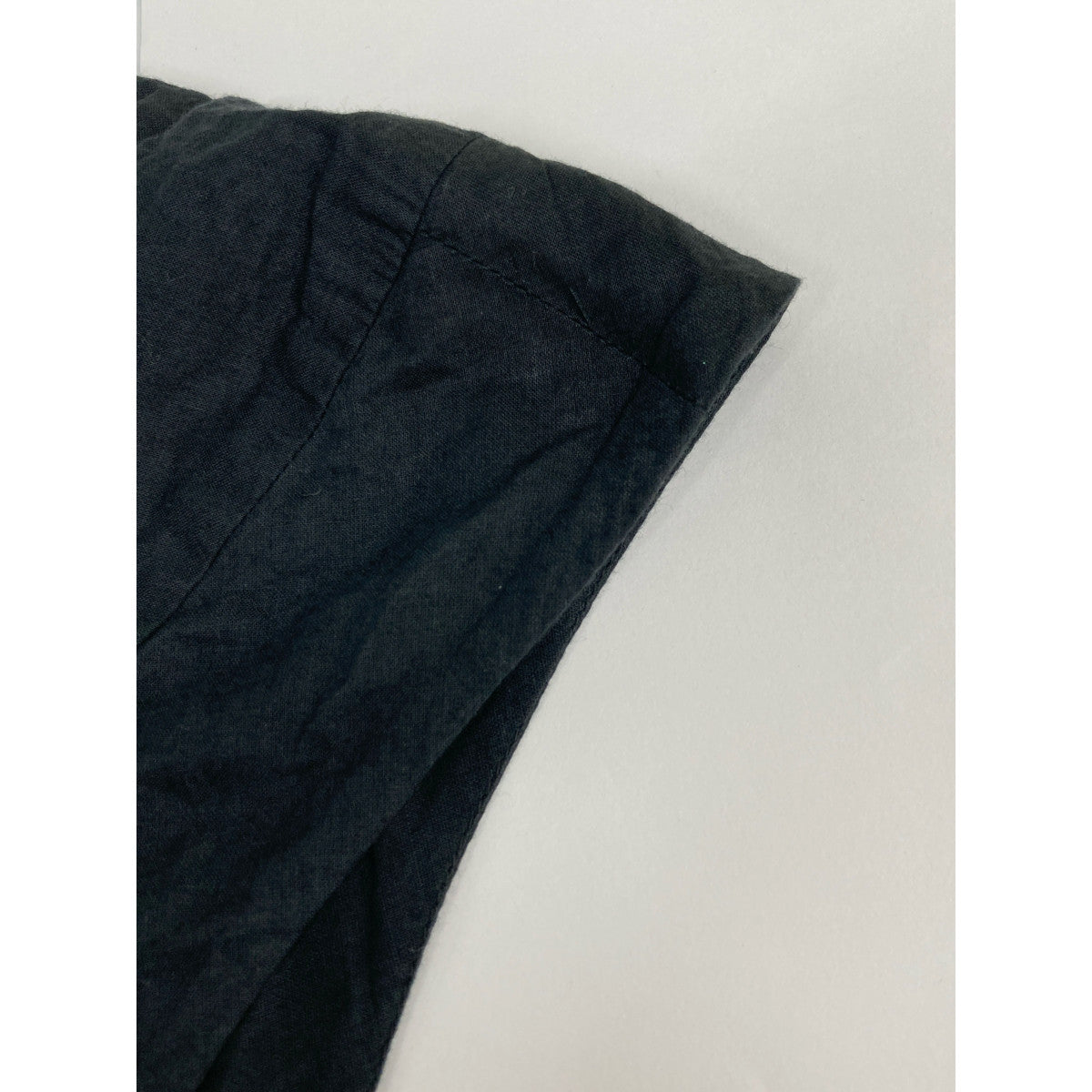MARIHA Black Cotton Maxi Dress