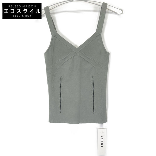 IRENE 23SS 25S81003 Green Monica Knit Camisole Top 36 Women's