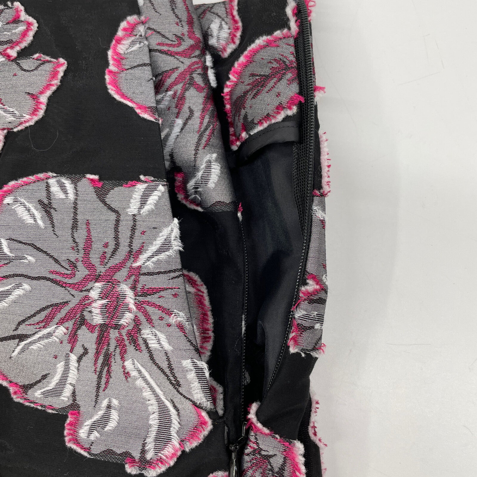EBONY Ebony Black Rose of Sharon Wide Pants Bottoms