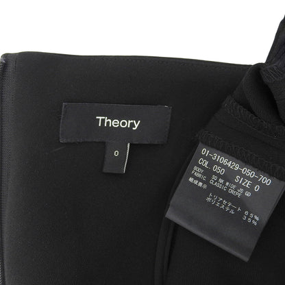 Theory Beautiful Triacetate x Polyester All-in-One for Women Black 0 23SS Dress