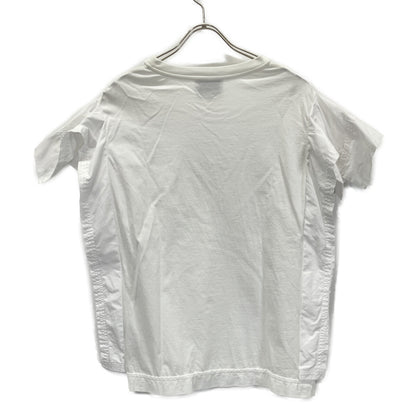 3.1 Phillip Lim 21SS E211-1696MJY White Cotton Ruffle Sleeve Short Sleeve Cut and Sew Top L Ladies