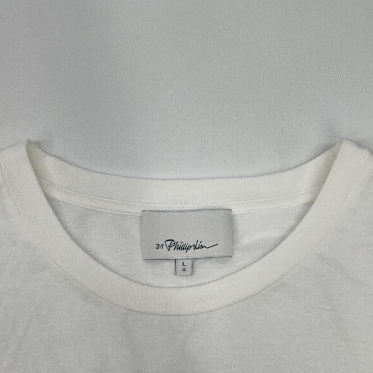 3.1 Phillip Lim 21SS E211-1696MJY White Cotton Ruffle Sleeve Short Sleeve Cut and Sew Top L Ladies