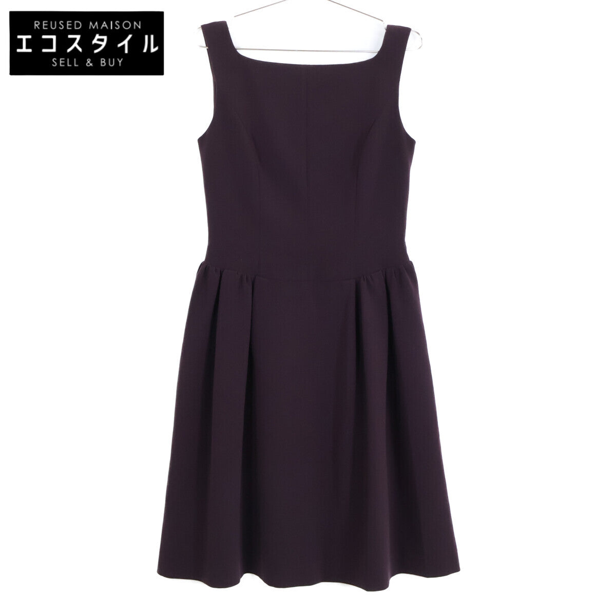 FOXEY NEW YORK フォクシーニューヨーク ブラウン ノースリーブワンピース ワンピース