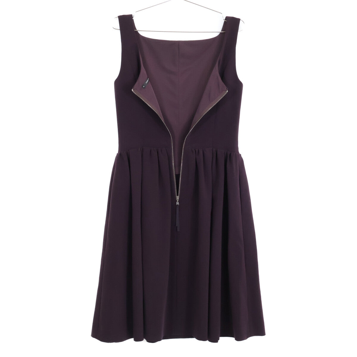 FOXEY NEW YORK フォクシーニューヨーク ブラウン ノースリーブワンピース ワンピース