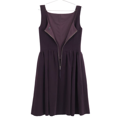 FOXEY NEW YORK フォクシーニューヨーク ブラウン ノースリーブワンピース ワンピース