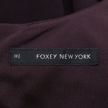 FOXEY NEW YORK フォクシーニューヨーク ブラウン ノースリーブワンピース ワンピース