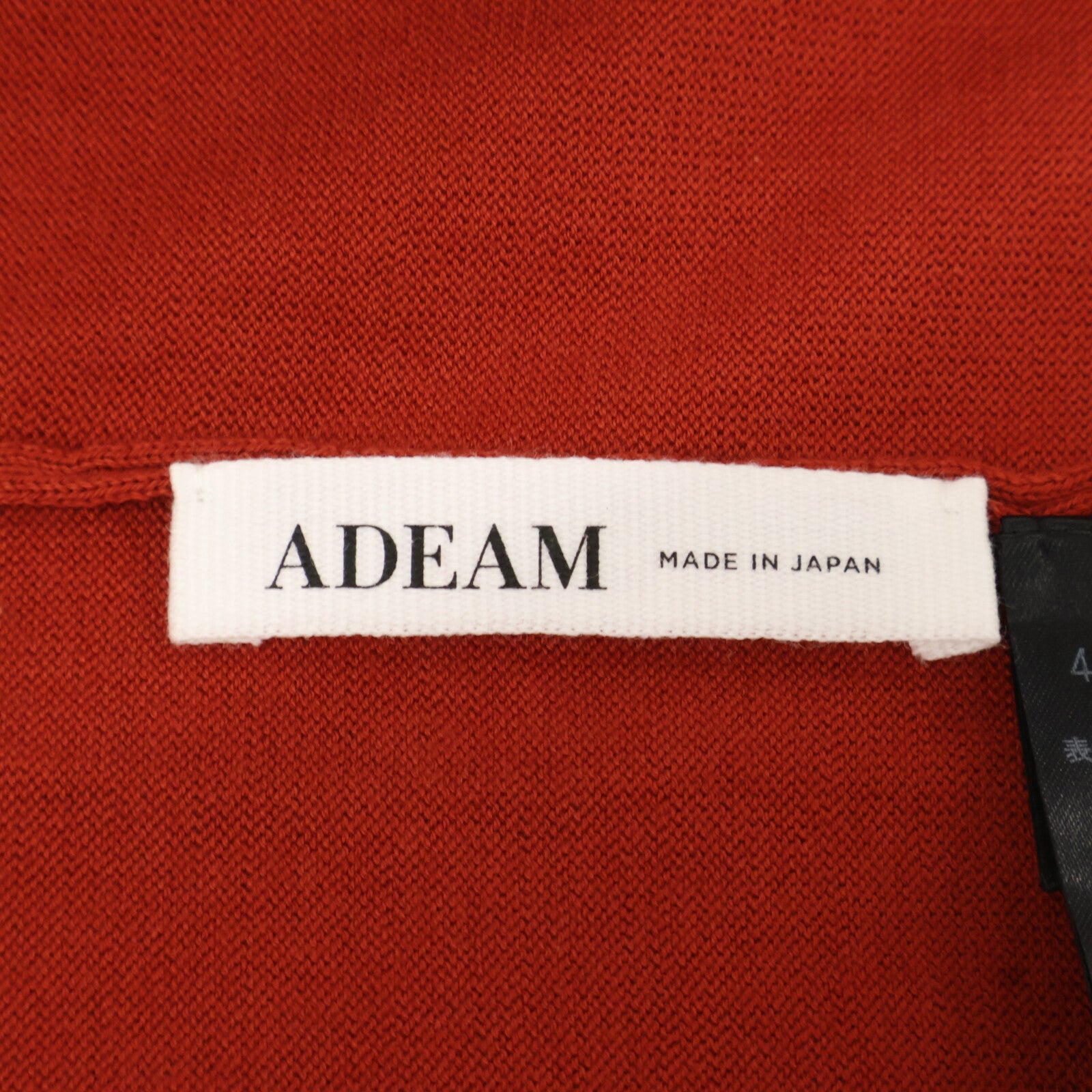 ADEAM 阿迪娅姆 41028 红棕色 棉质 纽扣针织开衫 上衣 0 女士