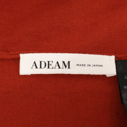 ADEAM 阿迪娅姆 41028 红棕色 棉质 纽扣针织开衫 上衣 0 女士