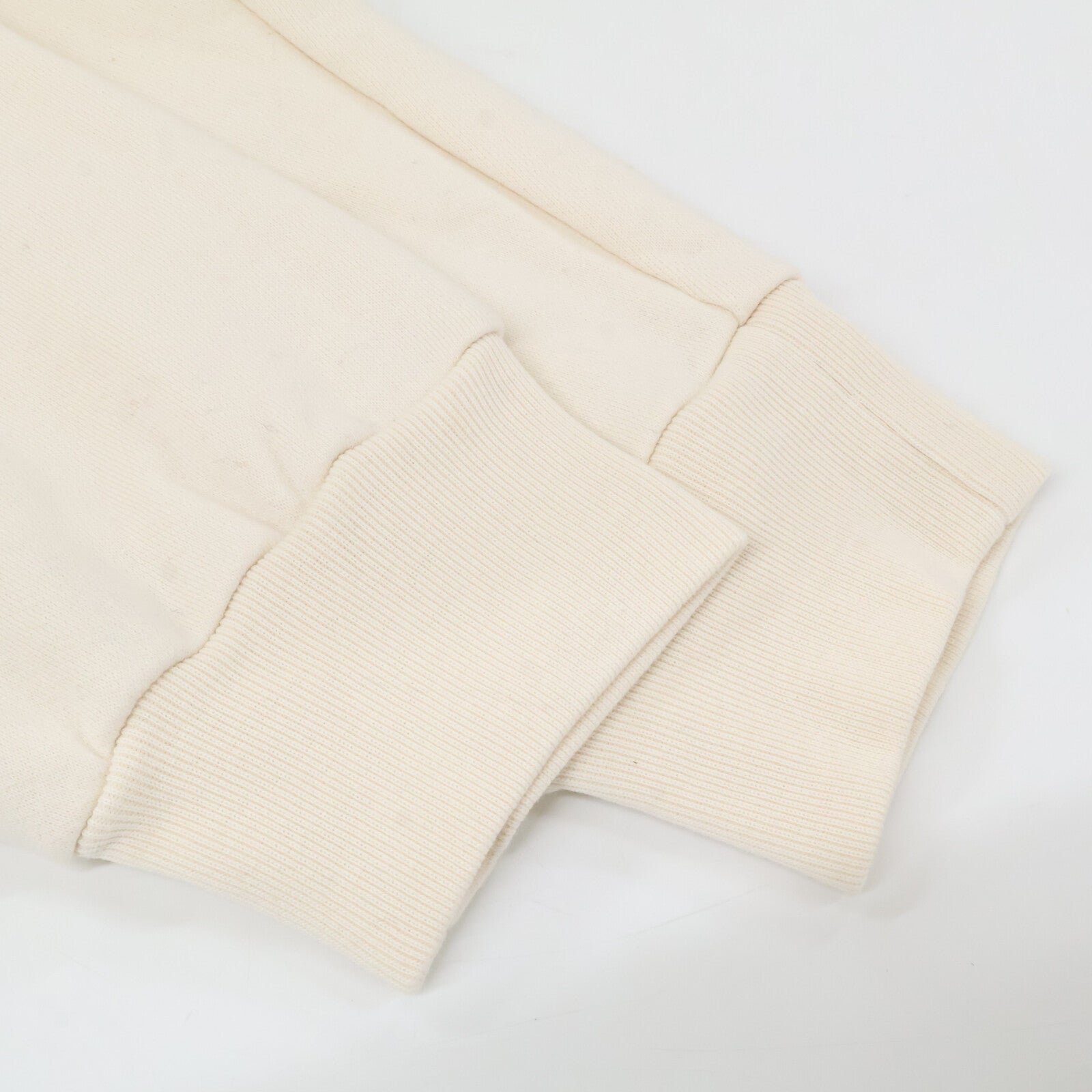 mizuiro ind Ivory 100% Cotton Pullover Sweatshirt Top F