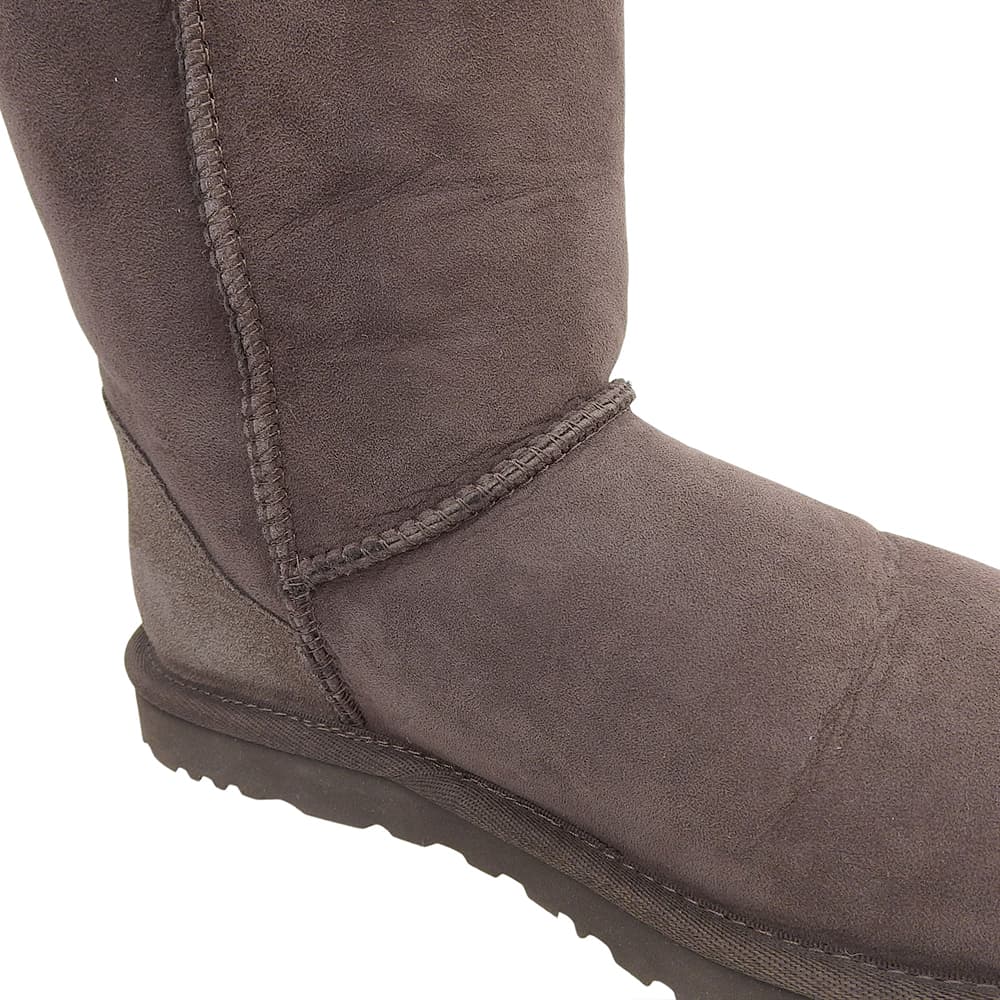 UGG アグ 美品 CLASSIC SHORT ムートンブーツ レディース ブラウン 23cm 5825 シューズ 6(US)