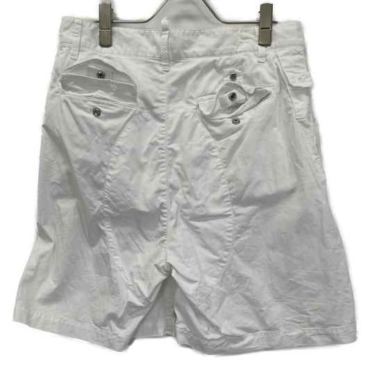 DSQUARED2 S71MU0578 White Cotton Short Cargo Pants Bottoms 44 Men's