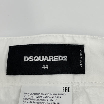 DSQUARED2 ディースクエアード S71MU0578 白色 棉质 短款工装裤 下装 44 男士