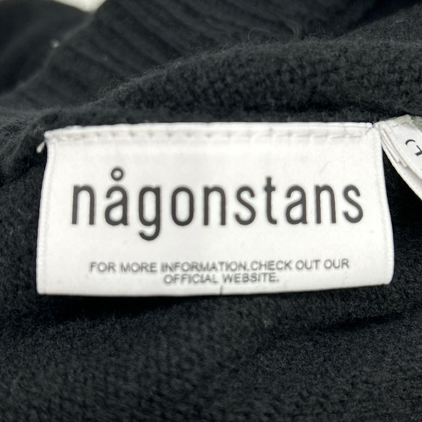 nagonstans ナゴンスタンス 22AW 470FA871-1420 ﾌﾞﾗｯｸ ｳｰﾙ ﾆｯﾄﾌﾚｱﾛﾝｸﾞｽｶｰﾄ スカート S
