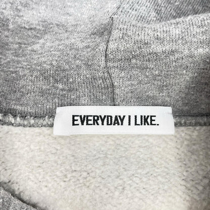 EVERY DAY I LIKE EVERYDAY I LIKE 灰色 连帽长款连衣裙 卫衣 上衣 F
