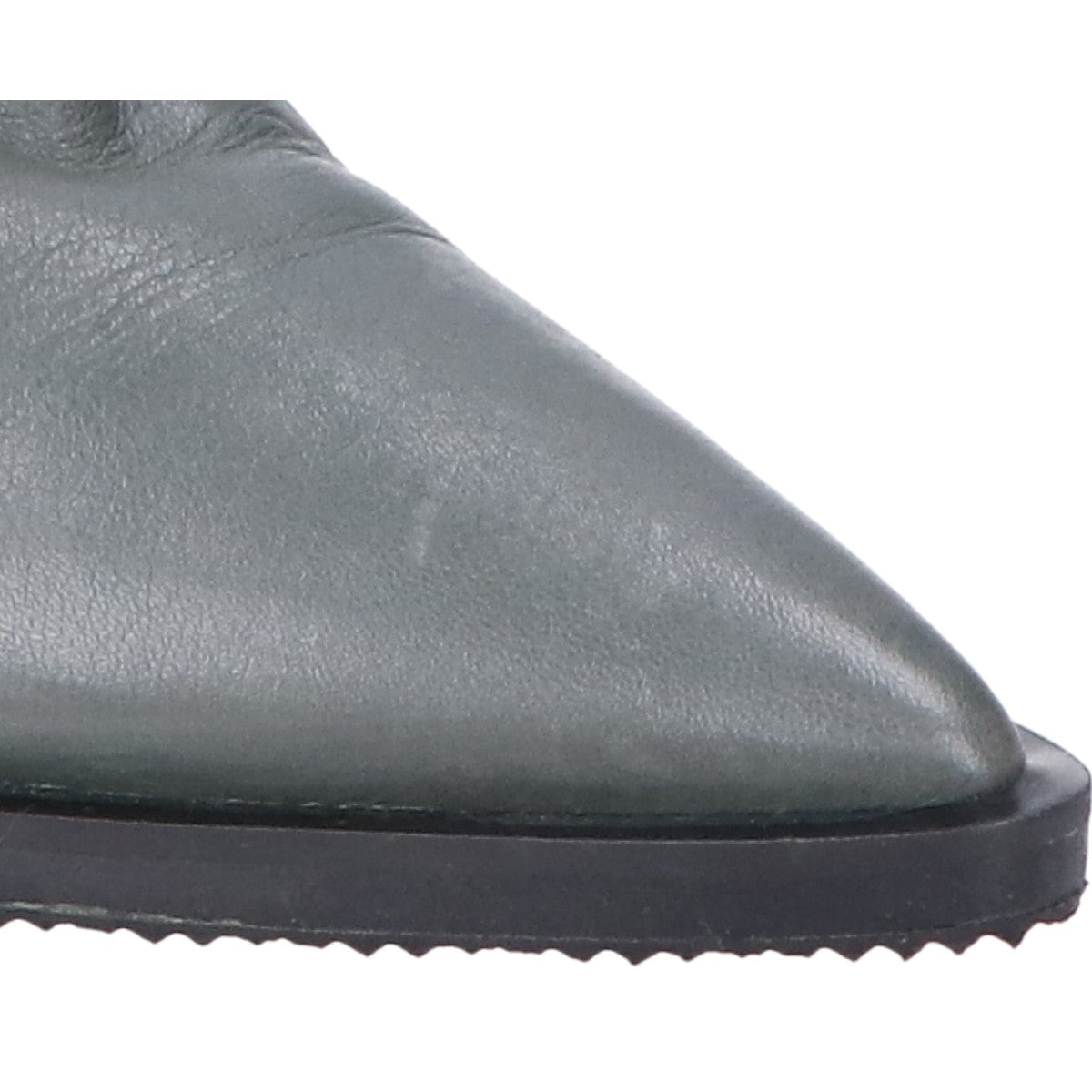 Halmanera Halmanera 23AW Gray GEMA26 Pointed Toe Chunky Short Boots Shoes 36 Women's