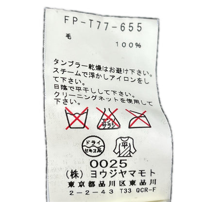 FP-T77-655 ｸﾞﾚｰ ｳｰﾙ ﾃﾞｻﾞｲﾝﾆｯﾄﾌﾟﾙｵｰﾊﾞｰ トップス 2 レディース