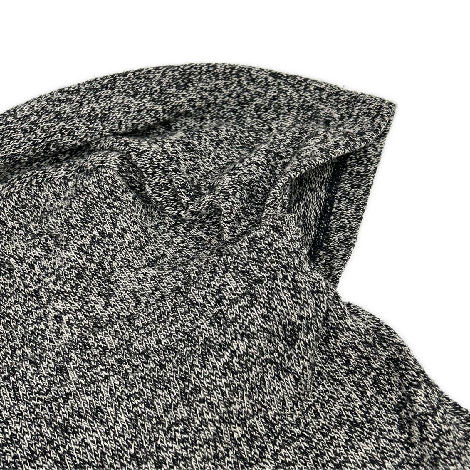 yohjiyamamoto ヨウジヤマモト FP-T77-655 グレー ウール デザインニットプルオーバー トップス