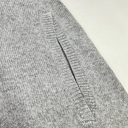 Brooks Brothers Grey Turtleneck Alpaca Blend Knit Poncho Top S