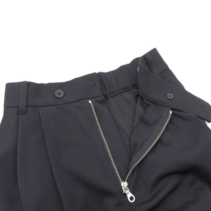 LE CIEL BLEU LE CIEL BLEU 美品罗纹针织拉链长裤 裤子 女士 黑色 36 25S68310 裤子 36 女士