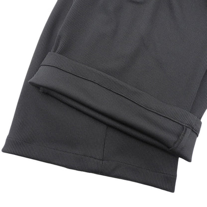 LE CIEL BLEU Rib Jersey Zip Front Pants Bottoms Women's Black 36 25S68310 Bottoms 36 Women's