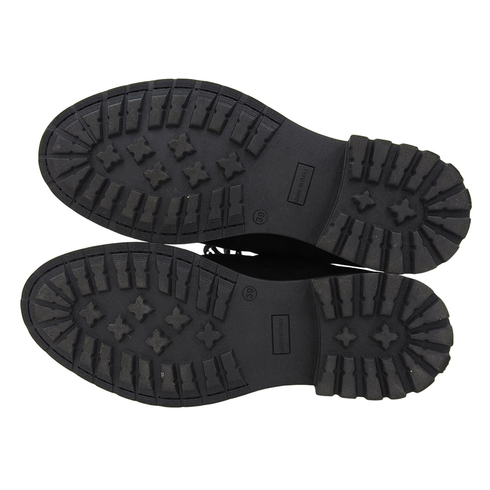 madras マドラス 美品 スエード マウンテンブーツ レディース ブラック シューズ 39