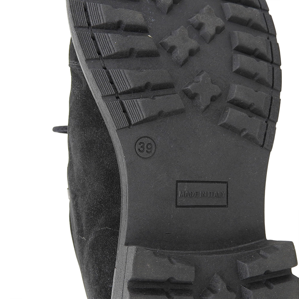 madras マドラス 美品 スエード マウンテンブーツ レディース ブラック シューズ 39