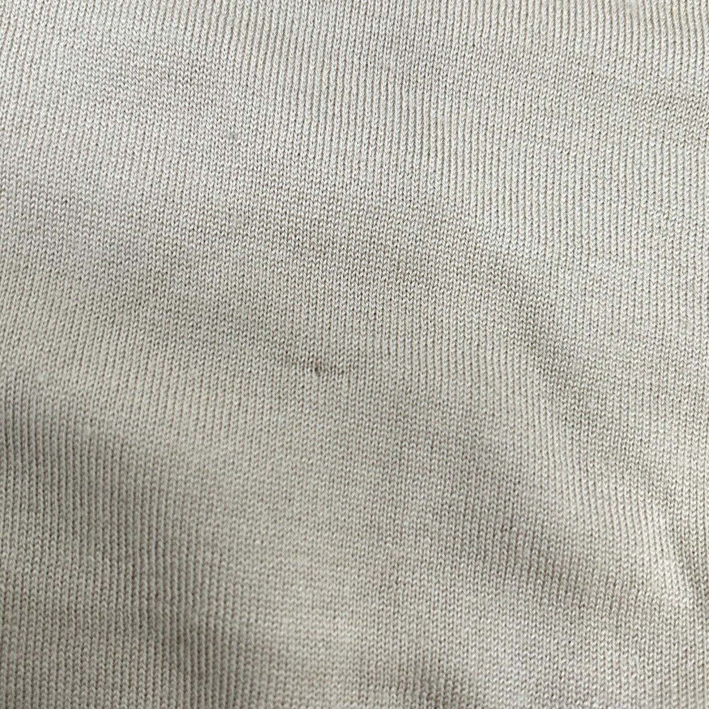 Plage 2024 Beige Wool Crew Neck Long Sleeve Knitted Top