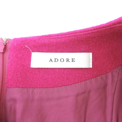 ADORE アドーア バルダライト ウール ワンピース レディース ピンク 36 531-7240112 ワンピース