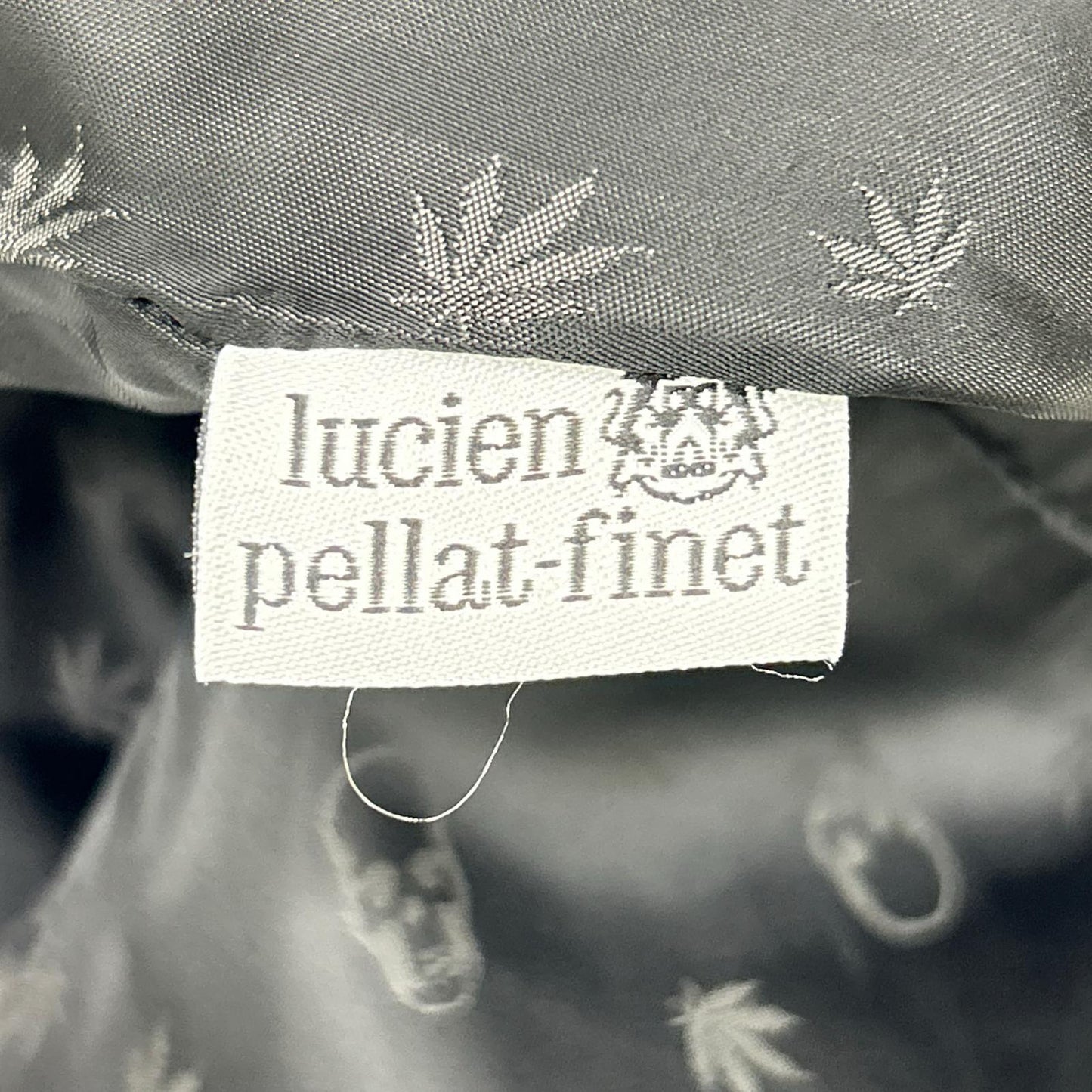 lucien pellat-finet ルシアンペラフィネ ブラウン×カモフラ スカルライニング ボタンジャケット ジャケット