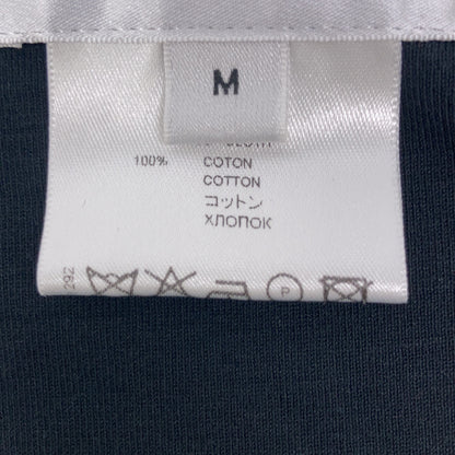 GIVENCHY ジバンシィ ﾌﾞﾗｯｸ ｺｯﾄﾝ ﾌﾗﾜｰﾓﾁｰﾌ ﾒｯｼｭ切り替え ﾉｰｽﾘｰﾌﾞｶｯﾄｿｰ トップス M レディース