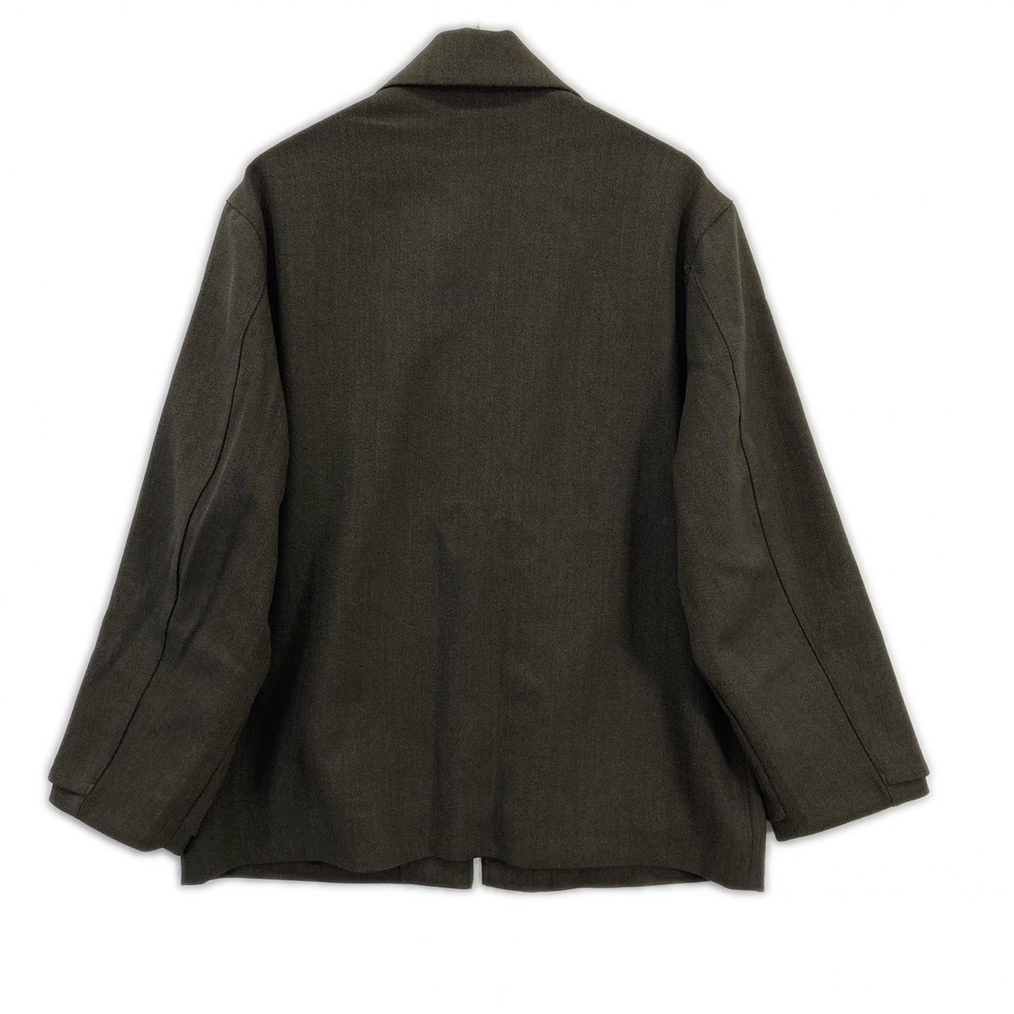 LIDNM Ridomu Im22aw04364-08-01 Shade Brown Zip-Up Blouson Jacket S