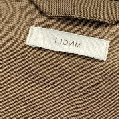 LIDNM Ridomu Im22aw04364-08-01 Shade Brown Zip-Up Blouson Jacket S