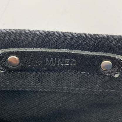 MINEDENIM Black Cotton Selvedge Denim Pants Bottoms