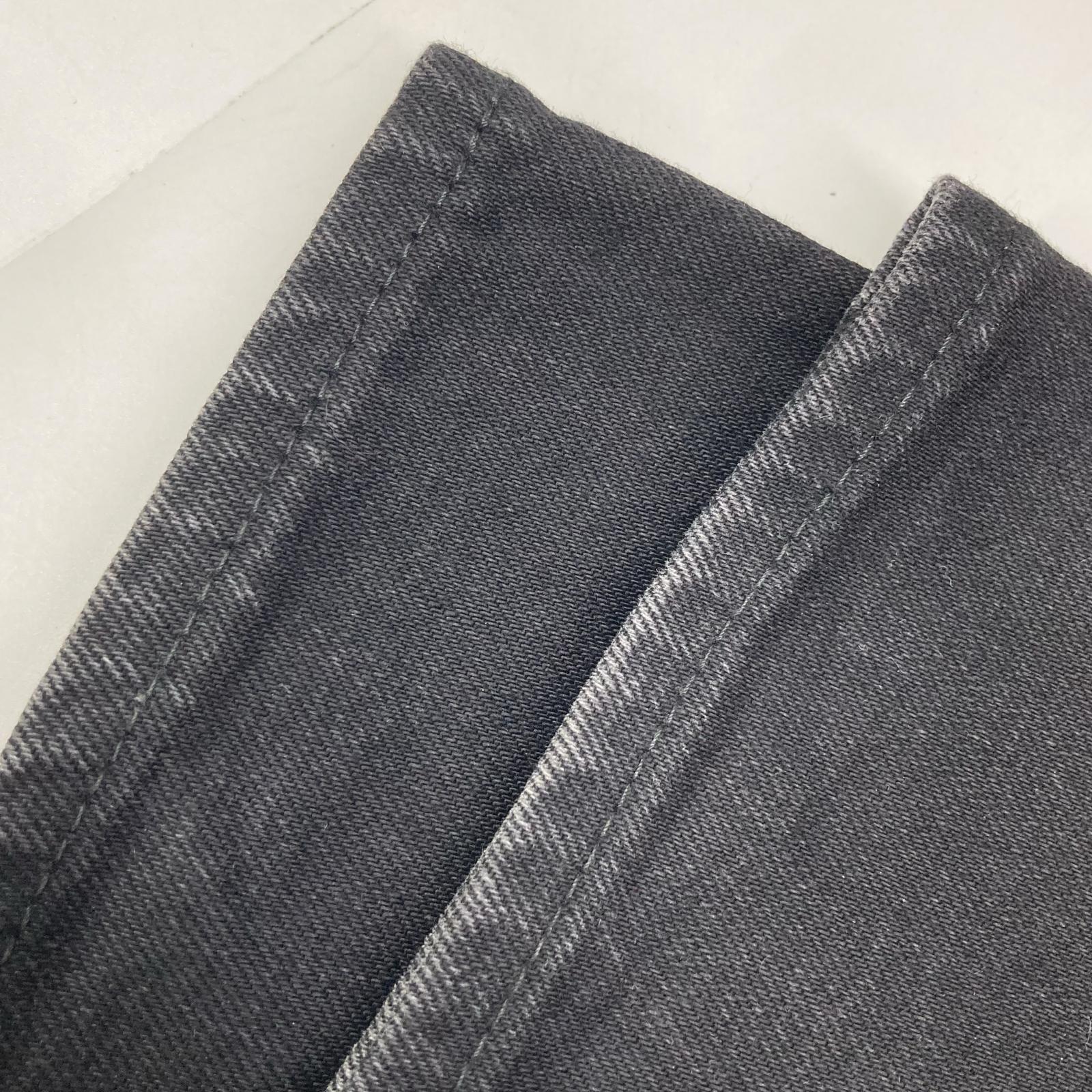 MINEDENIM Black Cotton Selvedge Denim Pants Bottoms