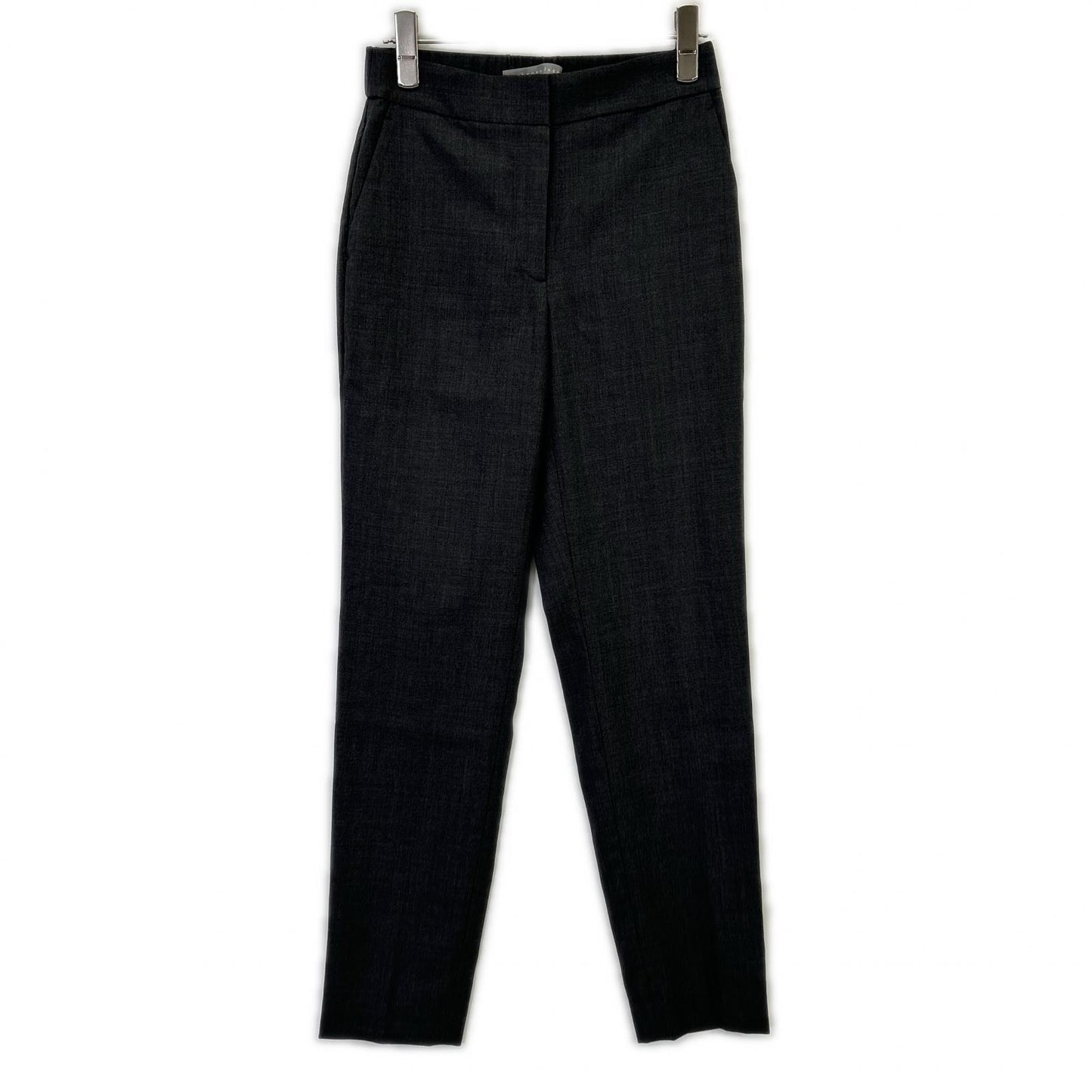 theory luxe 2024 Grey Suave Saxony Carol 2 Pants Bottoms 34