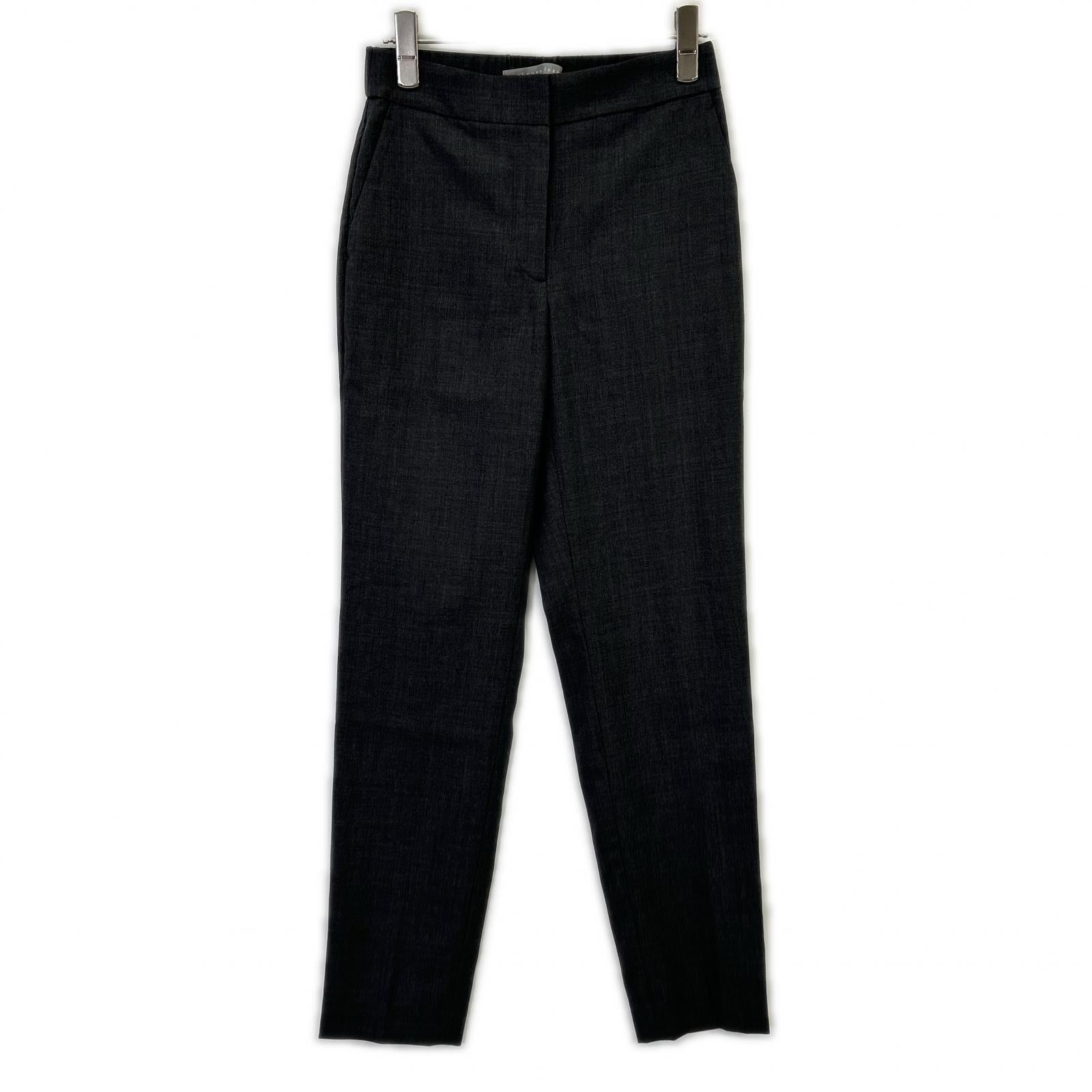 theory luxe 2024 Grey Suave Saxony Carol 2 Pants Bottoms 34