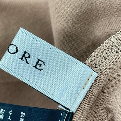 ADORE アドーア 24年製 531-4220033 ｷｬﾒﾙ×ﾌﾞﾗｯｸ ｽﾄﾚｯﾁﾎﾟﾝﾁｽｶｰﾄ スカート 38