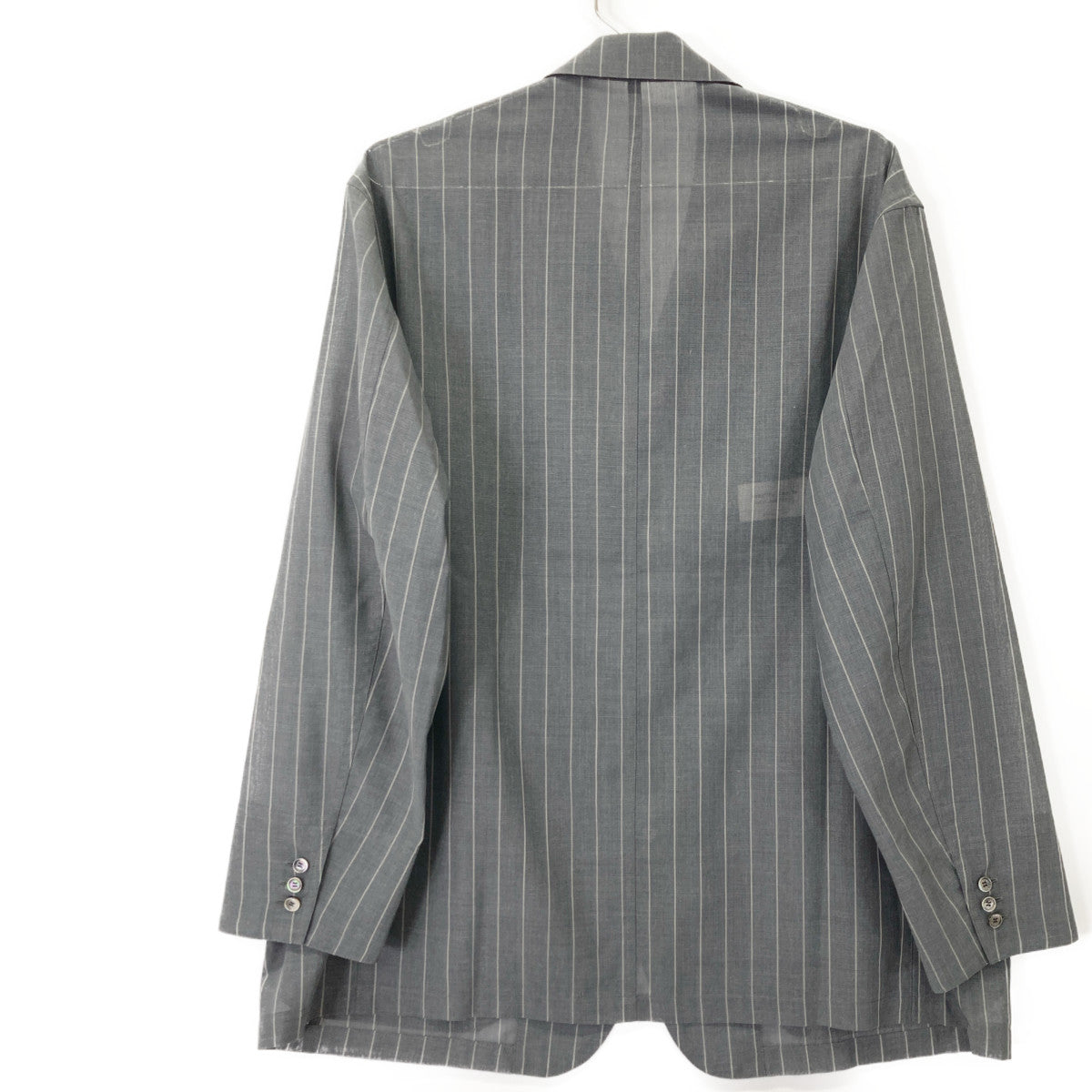 beautifulpeople ビューティフルピープル グレー wool silk stripe shirtjacket リバーシブルジャケット ジャケット