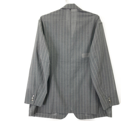 beautifulpeople ビューティフルピープル グレー wool silk stripe shirtjacket リバーシブルジャケット ジャケット